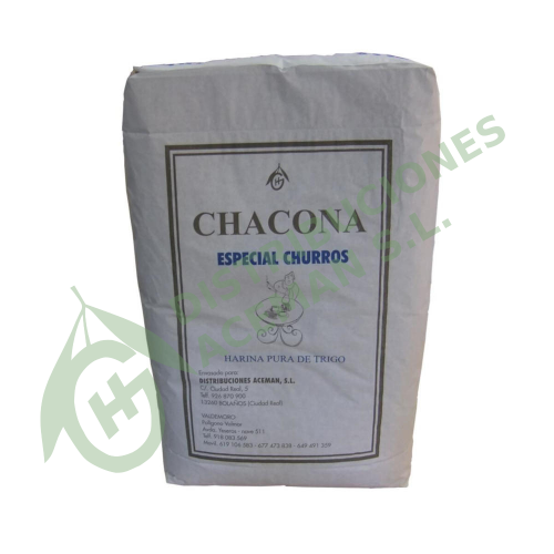 harina churros chacona en saco de 25 kg marca aceman especial churreria