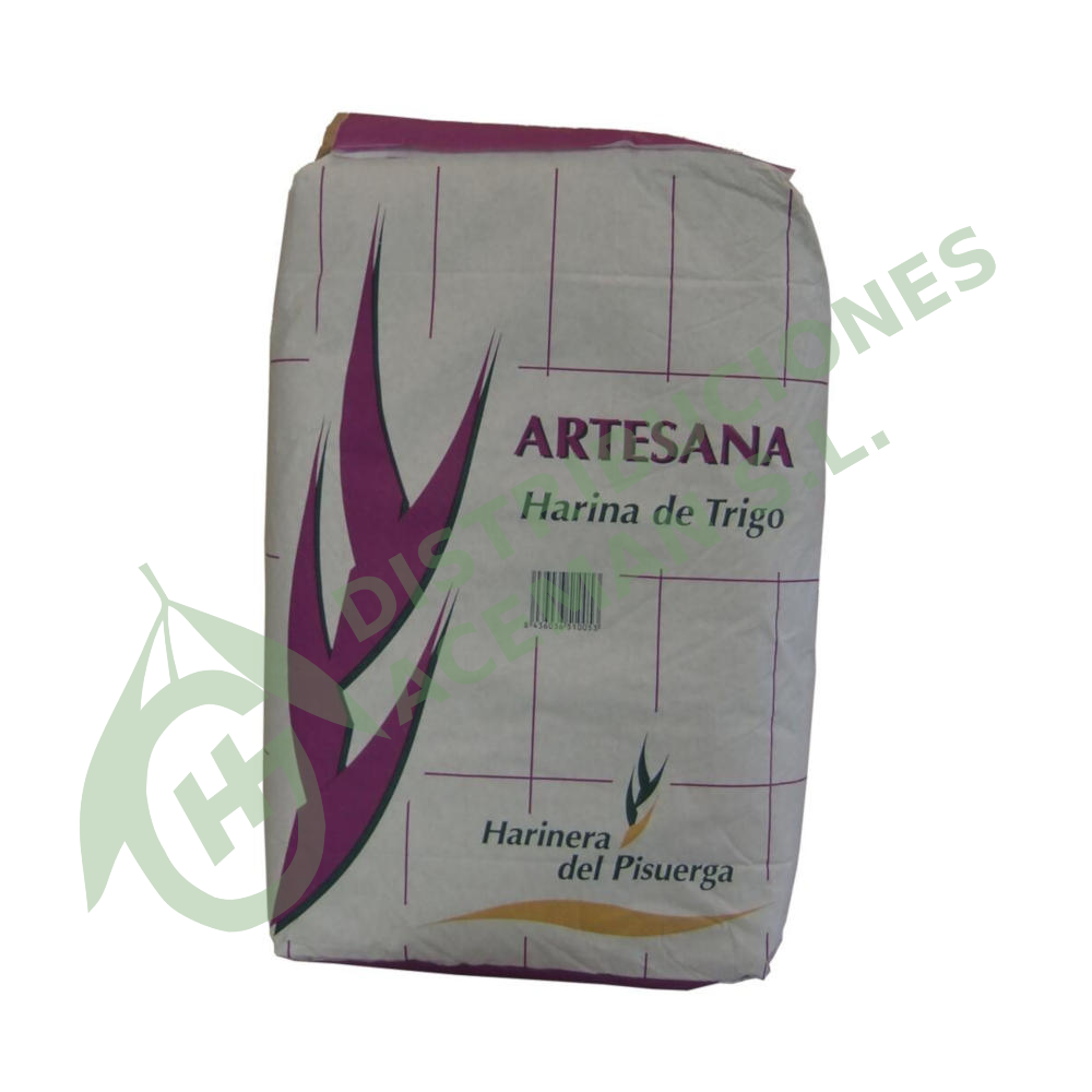 harina artesana en saco de 25 kg marca pisuerga - churreria - aceman