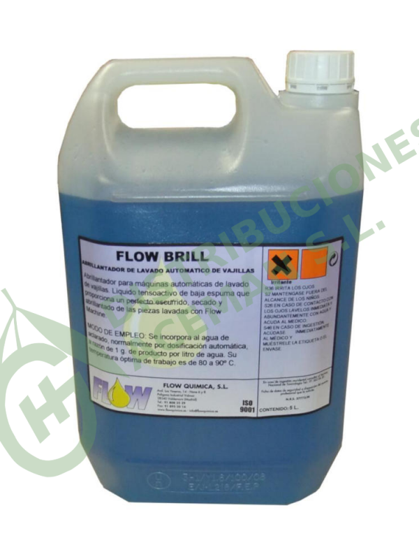 abrillantador flow quimica aceman garrafa 10 litros